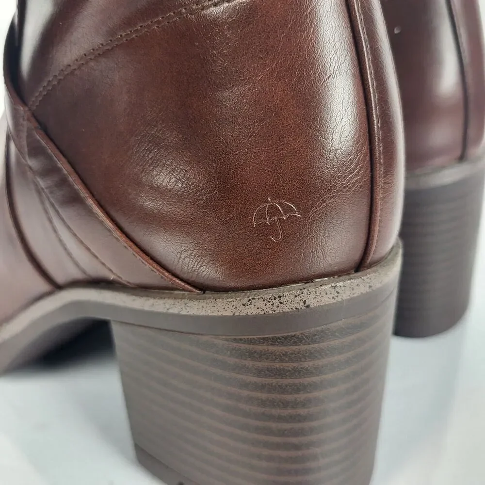 Naturalizer Madalynn Buckle Ankle Boots water Repellent 10W